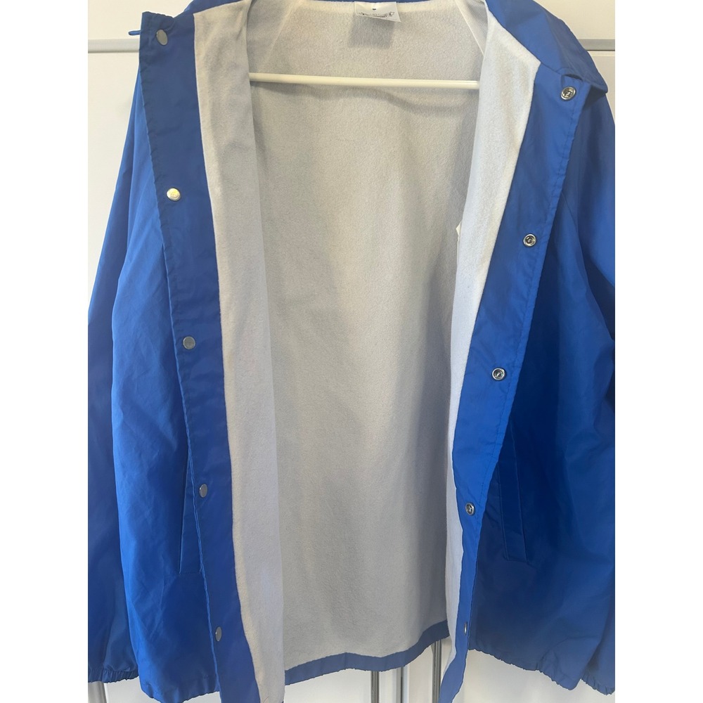 Vintage Auburn Sportswear 1998 Hermosa Beach Film Festival Coaches Jacket Blue L - Picture 7 of 12